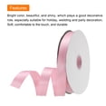 thumbnail image 3 of Uxcell 3/4" 25 Yard Satin Ribbon Grosgrain Thin Solid Silk Wedding Bouquet Ribbon for Valentine's Day Gift Wrapping Peach Pink, 3 of 7