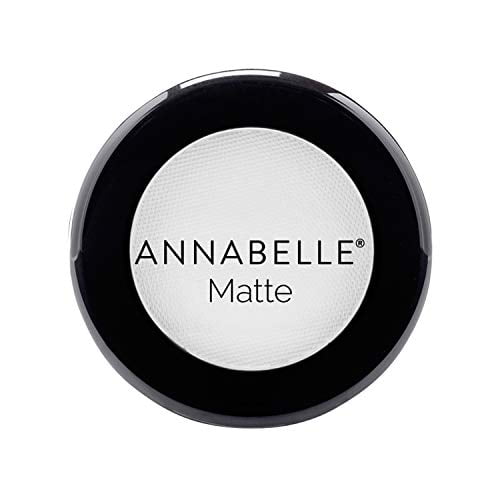 Annabelle Matte Single Eyeshadow, Snowflake, Intensely pigmented. Buildable coverage. Easy application.