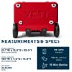 thumbnail image 4 of Cooler YETI Roadie 60 con ruedas y mango retráctil Rescue Red, 4 of 8