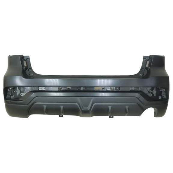 New Aftermarket CAPA Unpainted Rear Bumper Cover Replaces 6410F201 fits 2018-2019 Mitsubishi Outlander Sport