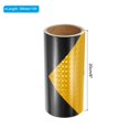 thumbnail image 2 of Uxcell Reflective Tape, 8" x 10 Ft Waterproof Safety Tape for Trailers, Black Yellow, 2 of 6