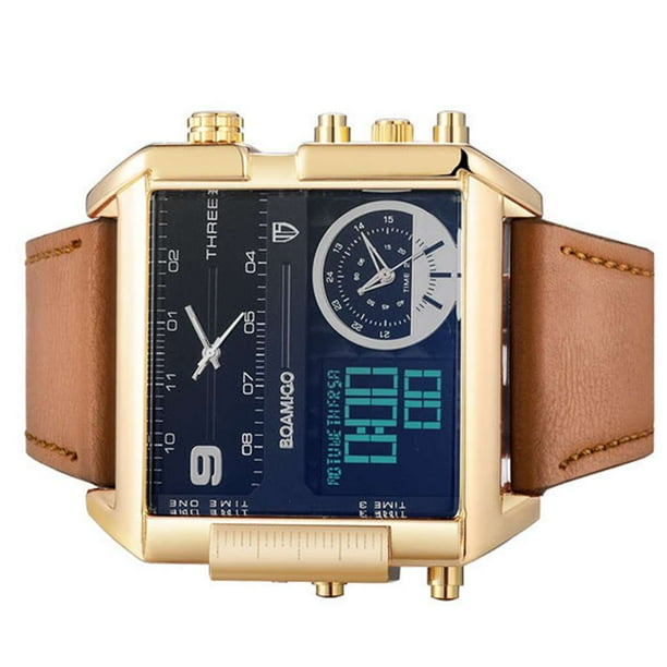 Maoww BOAMIGO Men Boys Sports Watches men watch 3 Time Zone