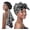grey leopard, variant on SENGTERM 2 in 1 Wrap Cap Hair Net for Silk Press, Satin Scarf Hair Net Silk Press Wrap for Women Sleeping Curly Hair Care