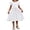 White, variant on Girls Fashion Floral Birthday Girl Dress Kids Party Dress for Girls 5-6 Years