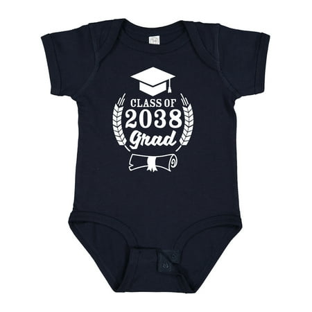 

Inktastic Class of 2038 Grad with Diploma and Graduation Cap Gift Baby Boy or Baby Girl Bodysuit
