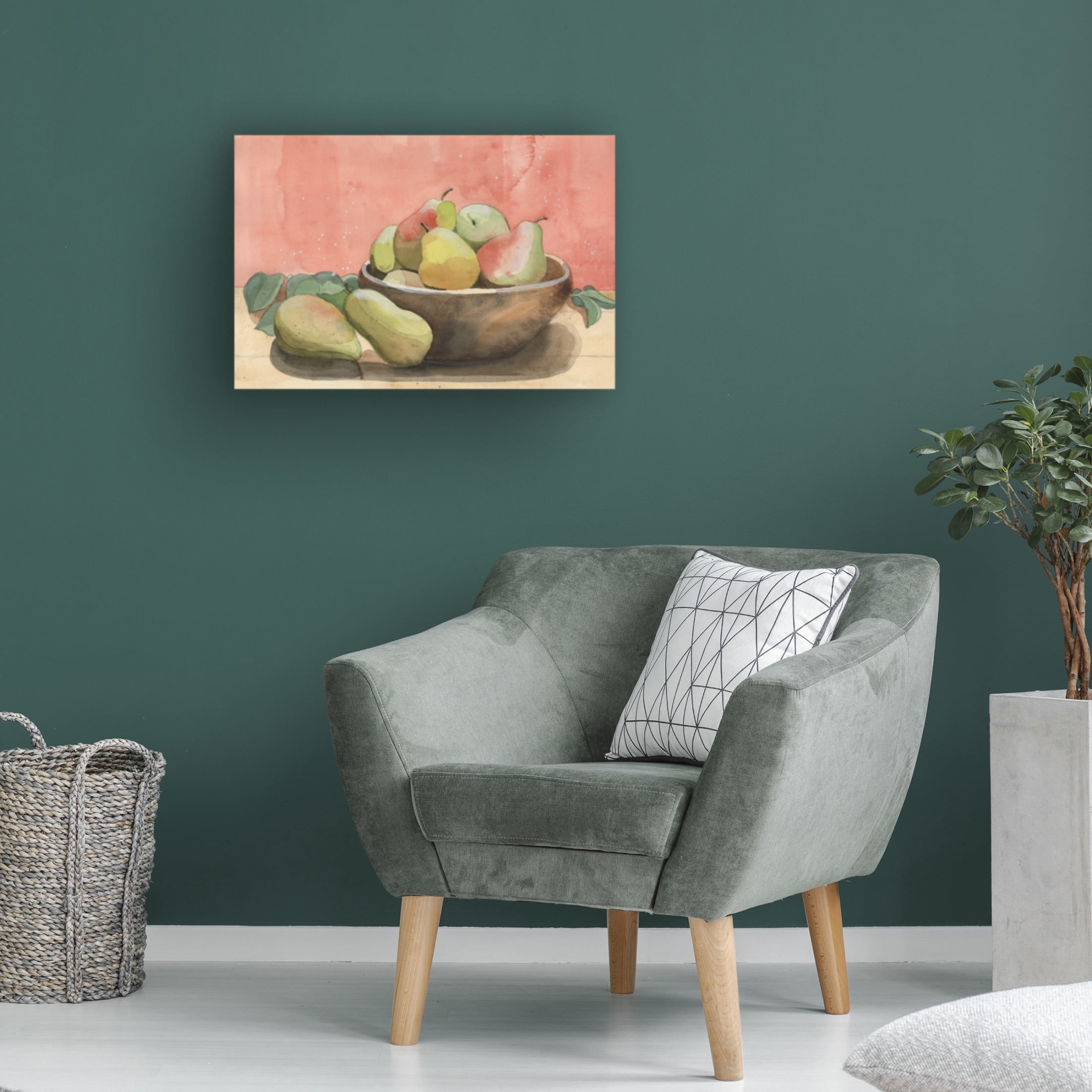 Trademark Fine Art Alicia Longley Summer Harvest Bowl II Canvas Wall Art