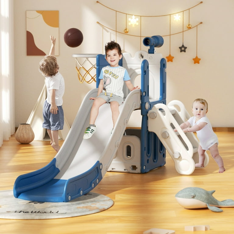 Toddler Slide LAZY BUDDY In Slide For Kids Climber Playset