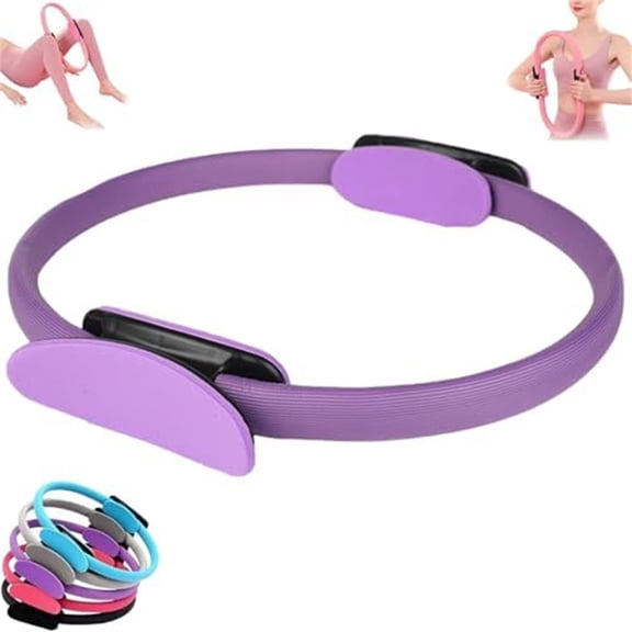 cpengpj Pilates Circle for Women, Pelvic Floor Muscle Trainer, Postpartum Recovery Exercise Ring, Home Fitness Equipment for Core Strength and Abdominal Workout