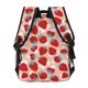 thumbnail image 4 of Disketp Red Strawberry Mochila Estampada para Hombre y Mujer – Mochila Ligera Clásica con Múltiples Bolsillos para Universidad, Trabajo y Viajes-One Size, 4 of 5