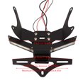 thumbnail image 4 of Soporte de matrícula de motocicleta Luz trasera negra Soporte de placa de matrícula Apto para CB650R CBR650R 2021+ Ormromra 25 uds, 4 of 8