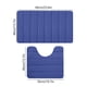 thumbnail image 2 of Juego de alfombrillas de baño de espuma viscoelástica Fdksdf, prácticas alfombrillas de baño de 2 piezas, suaves, cómodas, absorbentes y antideslizantes, gruesas, lavables a máquina y de fácil, 2 of 5