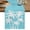 Aqua, White, Cyan, variant on Tropical Palm Tree Short Table Runner 36 Inches Long,Vintage Aqua Exotic Botanical Plants Cotton Linen Table Runners Dresser Scarves,Fabric Tabletop Scarf Furniture Cover for Dinner Party 13"x36"