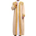 thumbnail image 1 of Men's Modern Middle Robe Thobe for Daily Wear – Long Sleeve Kaftan Tunic for Relaxed Comfort and Everyday Style, 1 of 7