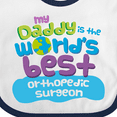 thumbnail image 4 of Inktastic Orthopedic Surgeon Daddy Boys or Girls Baby Bib, 4 of 4