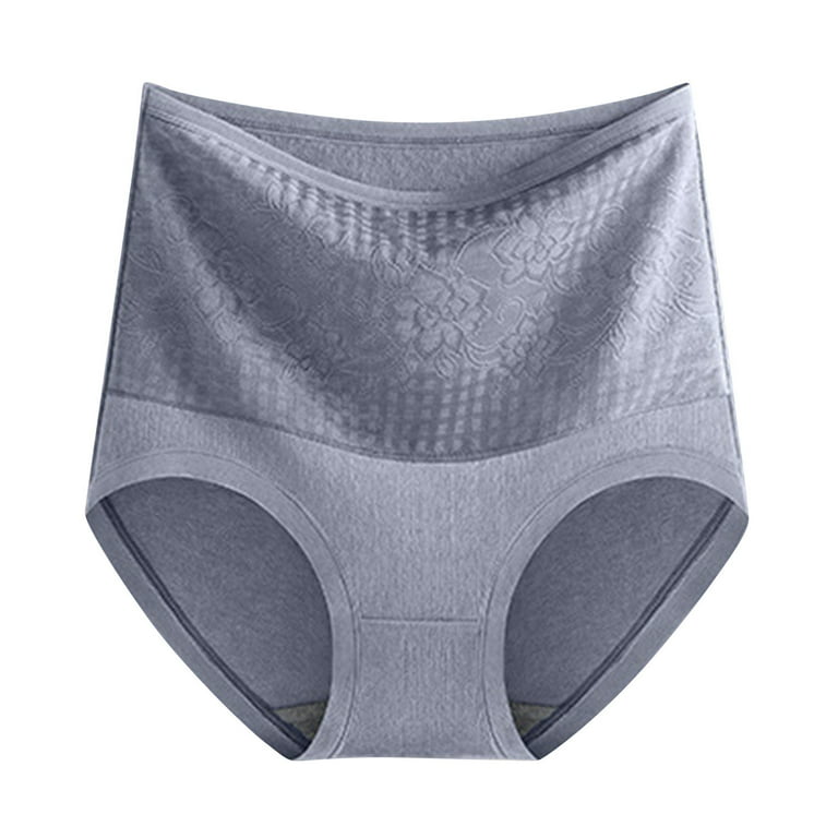 HWRETIE Panties for Women Plus Size Clearance Women's Thick High Waist Keep  Warm and Hip Lift Comfortable Body Breathable Underwear Briefs Flash Picks  Dark Gray L 