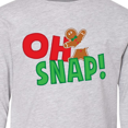 thumbnail image 4 of Inktastic Oh Snap Long Sleeve Youth T-Shirt, 4 of 5