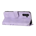 thumbnail image 6 of Compatible with Samsung Galaxy A13 5G Vintage Wallet Case, with Wrist Strap PU Leather Flip Card Slots Holder Kickstand Magnetic Closure Phone Case Cover for A13 5G for Women Men, Purple, 6 of 10