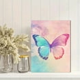 thumbnail image 2 of Pastel Butterfly Canvas Art Prints， Suitable for Living Room， Bedroom， Bathroom， Office and Nursery Decoration., 2 of 8