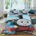 thumbnail image 2 of Bob The Train Themed Bed Sheet Set Three Piece Set 53x79 Inches Comfortable And Skin Friendly Unique Design Creating A Star Studded Night, 2 of 6