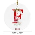 thumbnail image 3 of Decoraciones de Halloween, adornos de Halloween, colgante de decoración para árbol de Navidad, decoración navideña personalizada de 26 letras, decoración para árbol de Navidad, regalo de Navidad, ador, 3 of 3