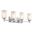 thumbnail image 1 of Kichler 45575CH Shailene 100W 4 Light Bath Light, Chrome, 1 of 1