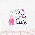 thumbnail image 4 of Inktastic Tu Tu Cute Ballet Dancing Shoes Girls Toddler Dress, 4 of 5