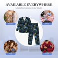 thumbnail image 7 of KLL Cartoon Dinosaur Sleepwear Mens Flannel Pajamas,Long Cotton Pj Set, 7 of 7