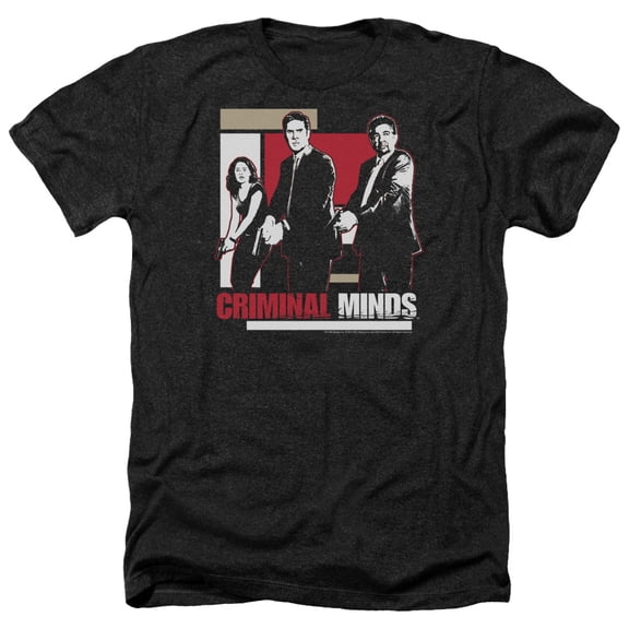 Criminal Minds - Guns Drawn - Heather Short Sleeve Shirt - Small