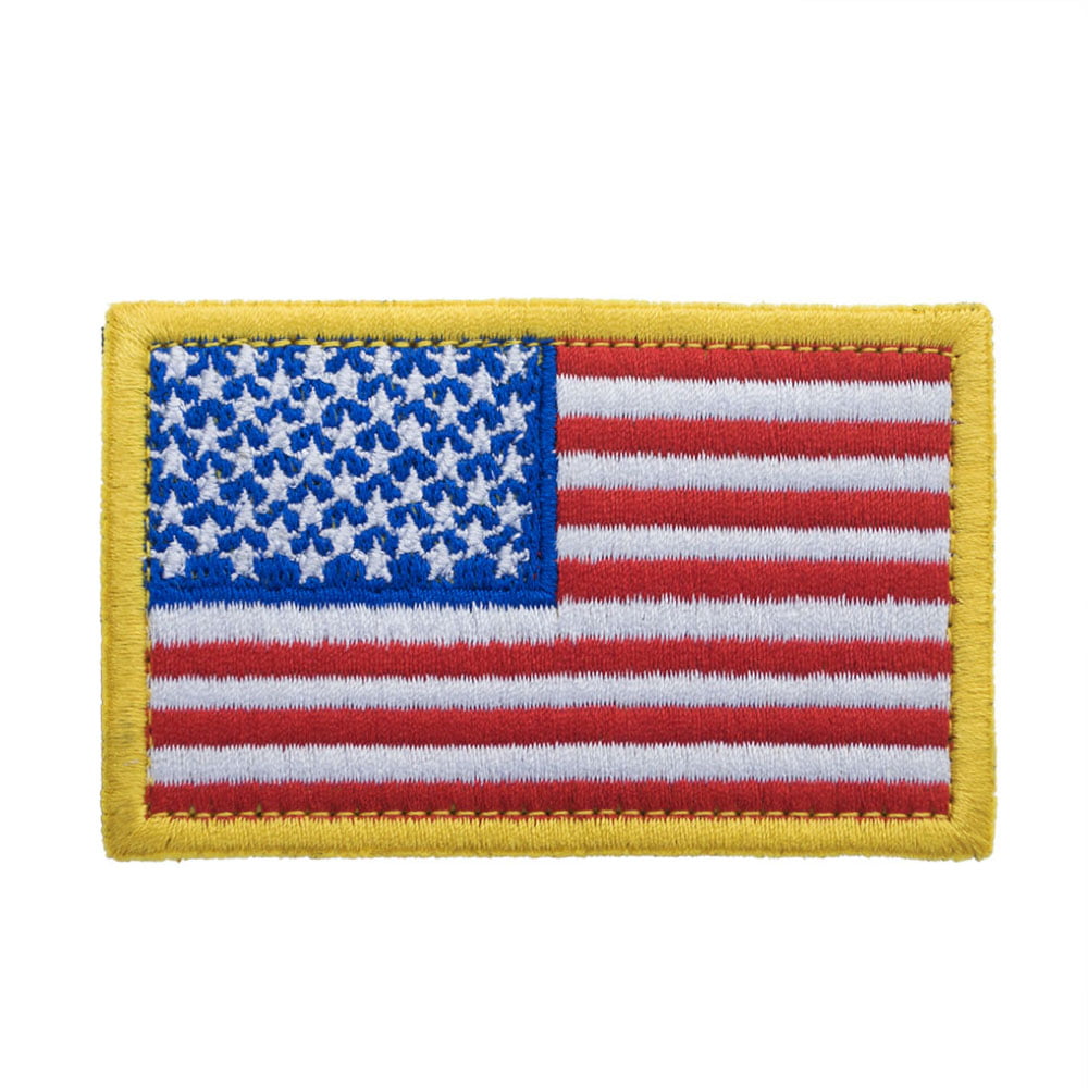 U.S Army military flag Badge Iron or sew on Embroidered Patch