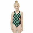 thumbnail image 3 of Demon Slayer Swimwear Kids' One-Piece Swimsuit Quick-Dry Cute Printed Girls' Swimwear Bathing Suit for Beach & Pool 6-7Y(110cm), 3 of 8