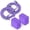 Purple, variant on Type C Block, 2 Pack PD 20W USB C Charger Block with 6FT USB C to C Charging Cable, Type C Charger Block Fast Charging USB C Brick Cube Charger Station Power Base Compatible for iPhone Samsung, Pink