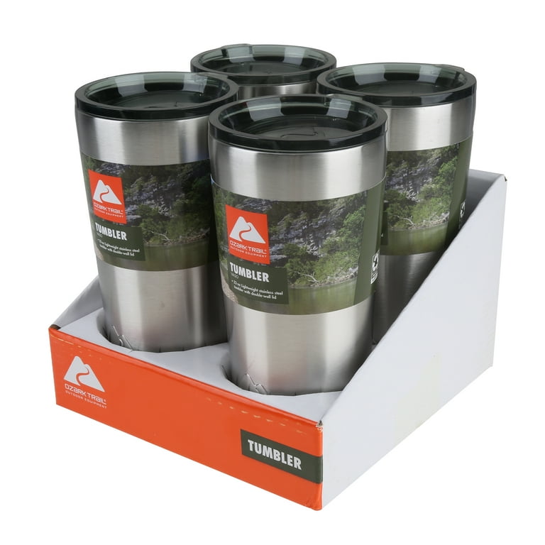 Ozark Trail Double 22oz Wall Vacuum Sealed Stainless Steel Tumbler $8.97