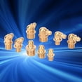 thumbnail image 4 of Grease Nipple, Brass Material Durable M8 Grease Nipple, Zerk Nipple, Truck Farm For Most Automotive Industrial Applications Motorcycle ANGGREK CI1011, 4 of 8