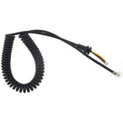 Bigstone Replacement Mic Cable Cord Wire for Yaesu MH-48A6J FT-7800 FT-8800 FT-8900 FT-7100M FT-2800M FT-8900R