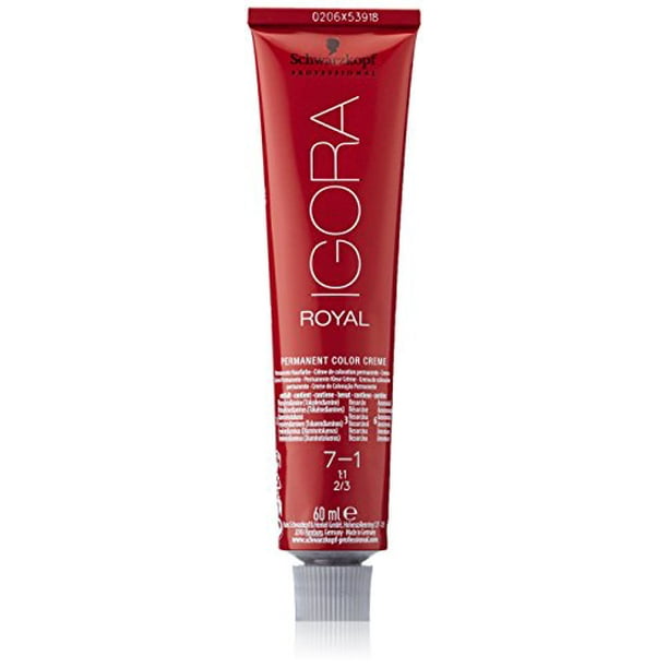 Igora Royal 7-1 Rubio Medio Ceniza-Lee 60 ML por Schwarzkopf