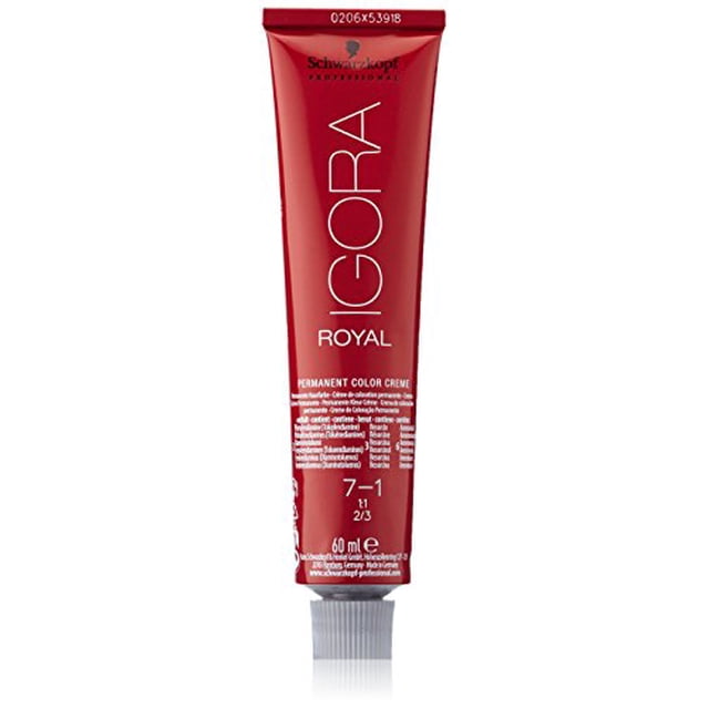 Igora Royal 7-1 Rubio Medio Ceniza-Lee 60 ML por Schwarzkopf