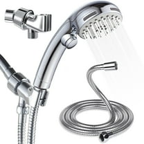 SUPTREE Shower Head with Handheld High Pressure Shower Heads Attached with Extra Long Hose for Bathroom