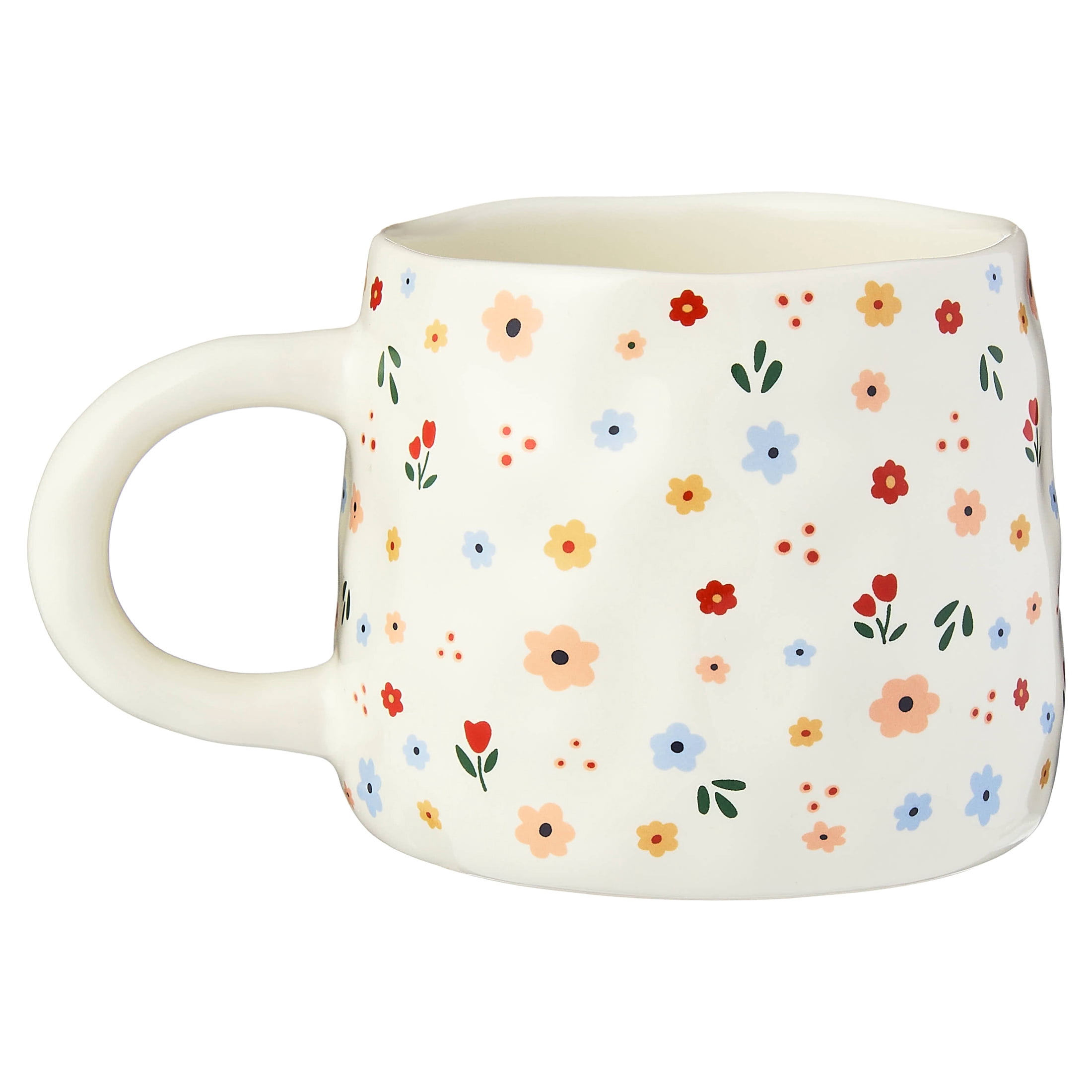 Mainstays Stoneware 13.5oz Floral Mug