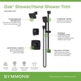 thumbnail image 4 of Symmons 5695STN15TRM Oak Shower Only Trim Package - Nickel, 4 of 7