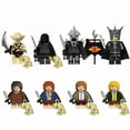 thumbnail image 1 of 8 Pieces Of Lord Of The Rings Puzzle Assembled Building Block Toy, 4.5cm, Compatible With Other Building Blocks, Boy Gift-Vinsniv, 1 of 3