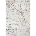thumbnail image 1 of homeroots home decor 395764 5’ x 8’ White Abstract Marble Area Rug, 1 of 1