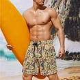 thumbnail image 2 of XYZCANDO Couple Matching Beach Outfit Hawaiian Swimwear Duck Hunting Men Board Shorts Two Piece Women Tummy Control Bikini His and Hers Set for Summer Vacation Resort Wear Cruise Outfit, 2 of 6