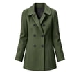 thumbnail image 7 of Cmtiyu Winter Coats for Women Classic Notched Collar Long Sleeve Button Pea Coats with Pockets Casual Fall Winter Outerwear Jackets S-2XL, 7 of 7