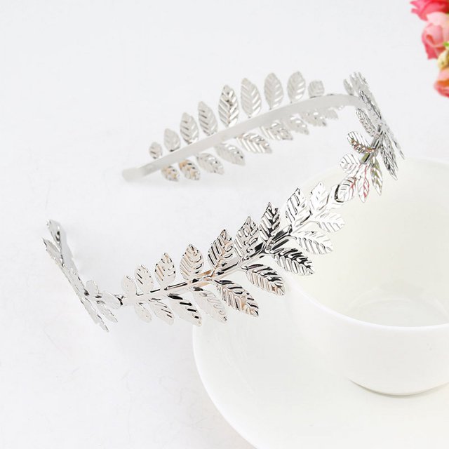 Diadema estilo metal con diamantes de imitación, accesorios para el cabello con flores, aleación, perlas de imitación, hojas, estrellas, diadema estilo barroco vintage