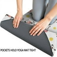 thumbnail image 3 of White Cow Colorful Pattern Hot Yoga Mat Towel Non Slip for Hot Yoga - Quick-Drying Yoga Mat Cover with 4 Corner Pockets with Travel Bag - Hot Yoga Towel Non Slip Grip Moisture Wicking Sweat 70"x26", 3 of 6