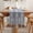 Blue, variant on 70 "long square Doilies with table flag No folds Table flag Suitable for dressing table coffee table buffet - Off white