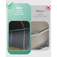 thumbnail image 4 of Kojooin 10' x 20' Heavy-Duty Carport, Portable Garage, 180g PE Waterproof Canopy and 8 x 1.0 mm Poles for Full-Size Pickup Trucks, Boats, and SUVs - Gray, 4 of 7