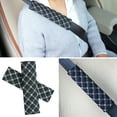thumbnail image 3 of HEVIRGO 1 Pair Car Safety Seat Belt Pads Soft Faux Microfiber Leather Shoulder Strap Covers Cushions, 3 of 7