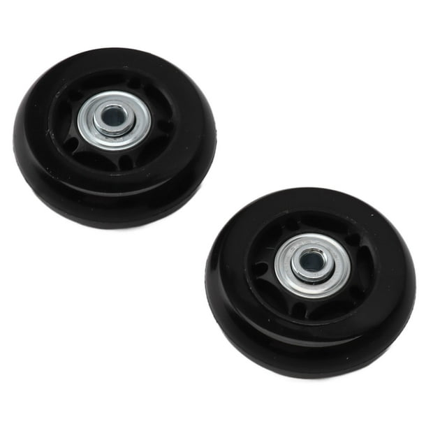 Kit de Remplacement de Roue de Bagage à Double Roulement Silencieux, Rotation Plus Fluide, Robuste, Durable, Installation Facile pour Valise à Roulettes