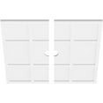 thumbnail image 2 of 32"OD x 3"ID x 11"C x 1"P Rubik Architectural Grade PVC Contemporary Ceiling Medallion, Two Piece, 2 of 11